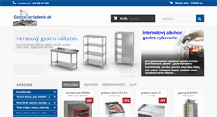Desktop Screenshot of gastro-zariadenia.sk